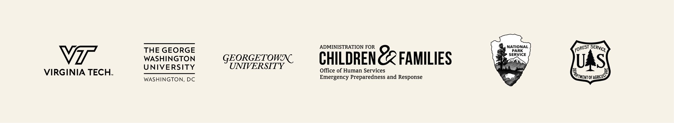 Brands New Place has worked with: Virginia Tech, The George Washington University, Georgetown University, Administration for Children and Families, National Park Service, U.S. Forest Service