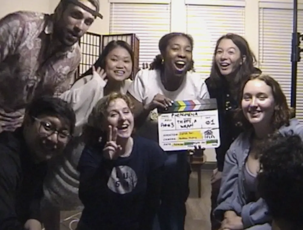 New Place production crew on set