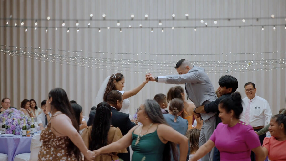 Carlos and Irasema wedding film still